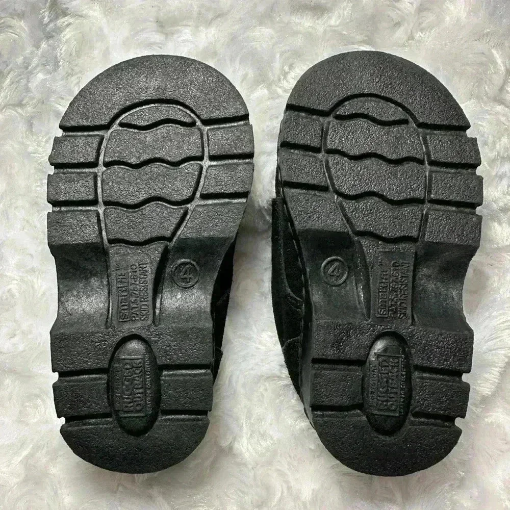 Rugged Outback Smart-Fit Boys Size 4 Infant/Toddler Black Dress Shoes
